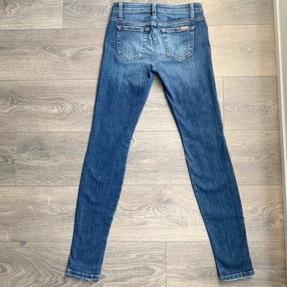 Joe's Jeans Skinny Jeans Icon Seneka Distressed Denim medium wash midrise 25 - Picture 13 of 16